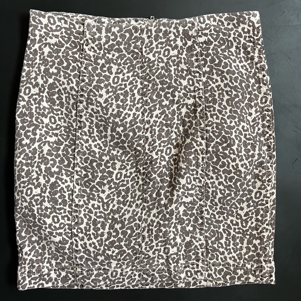 Free People Modern Femme Skirt | Cheetah print